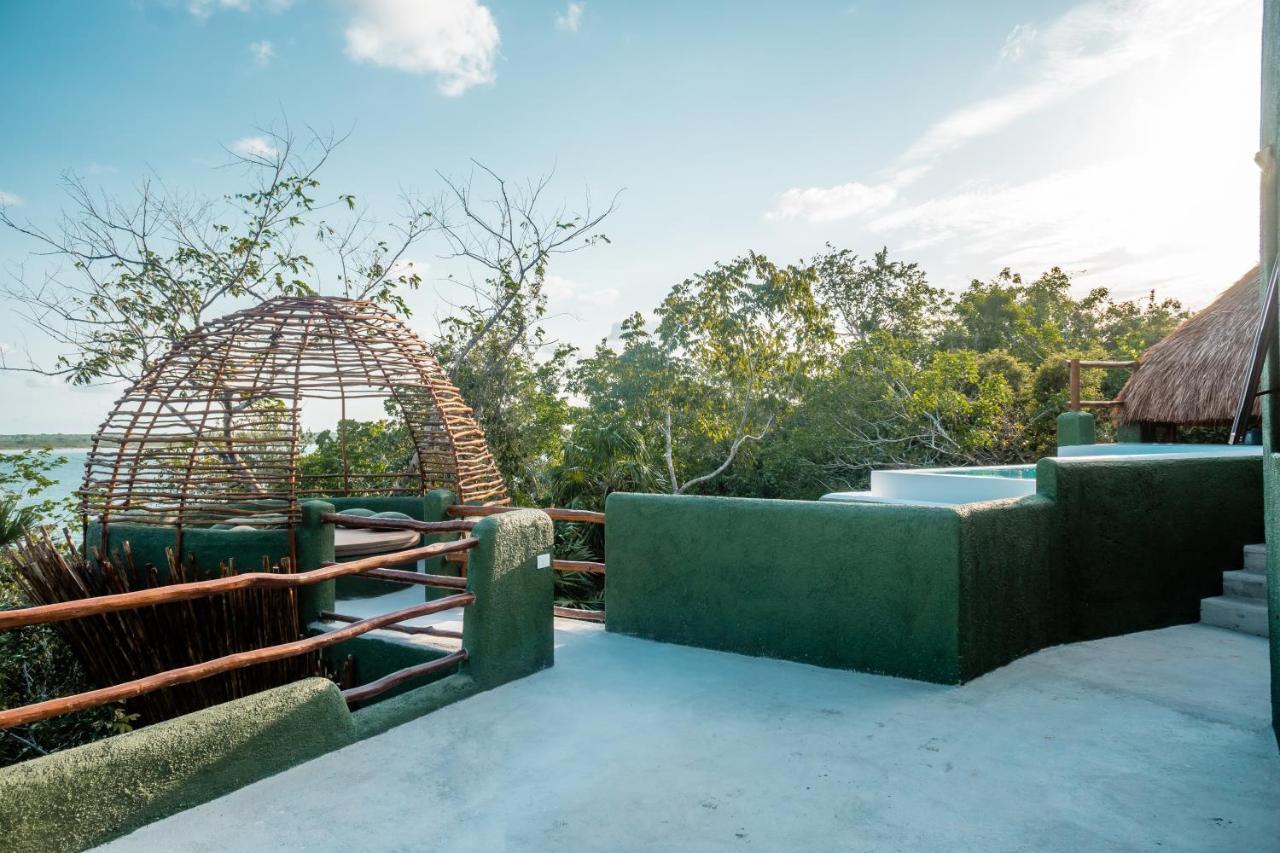 Casa Pibe, Private Jacuzzi, Pier And Rooftop Vila Bacalar Exterior foto