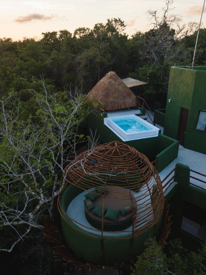 Casa Pibe, Private Jacuzzi, Pier And Rooftop Vila Bacalar Exterior foto